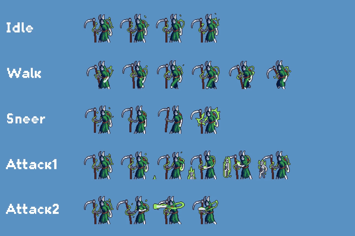 Hell Boss Sprite Sheets Pixel Art
