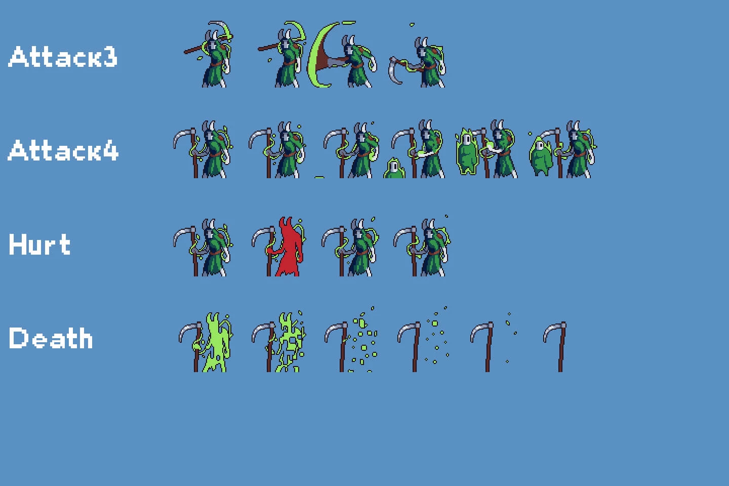Hell Boss Sprite Sheets Pixel Art