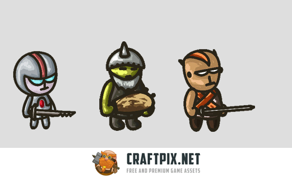 2D Monster Sprites