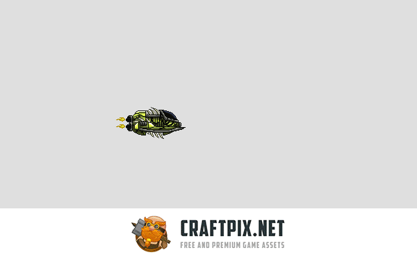 Pixel Art Space Pirates 2D Game Sprites