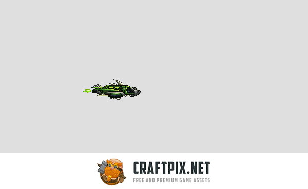Pixel Art Space Pirates 2D Game Sprites