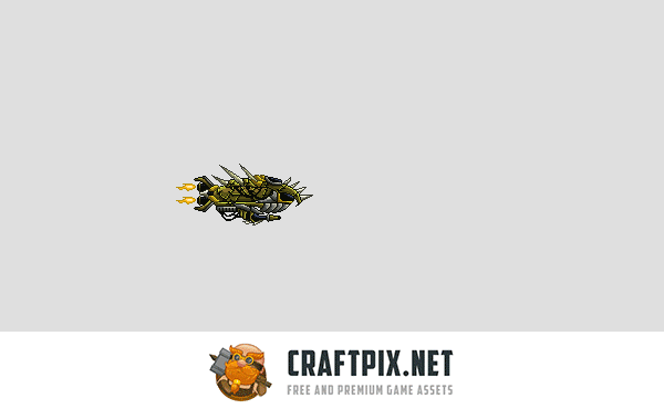 Pixel Art Space Pirates 2D Game Sprites