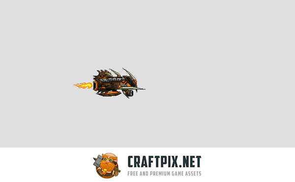 Pixel Art Space Pirates 2D Game Sprites