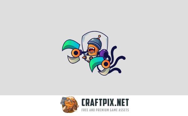 Alien V5 Enemy Sprite Set