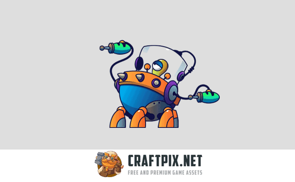 Alien V5 Enemy Sprite Set