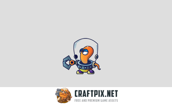 Alien V5 Enemy Sprite Set