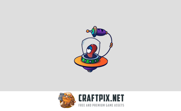 Alien V5 Enemy Sprite Set