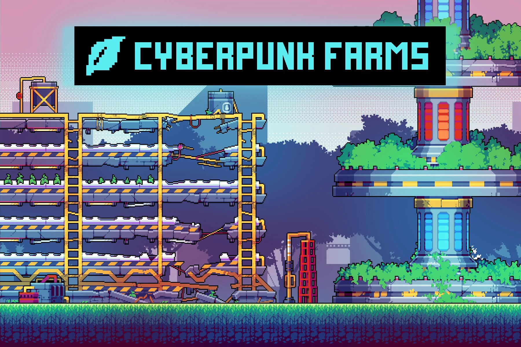 Cyberpunk Farm Pixel Art Asset Pack