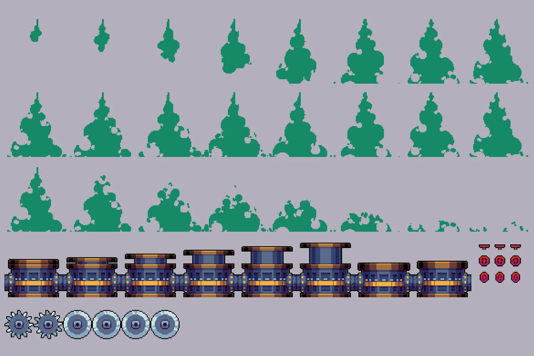 Factory Pixel Art 32×32 Tileset for Cyberpunk