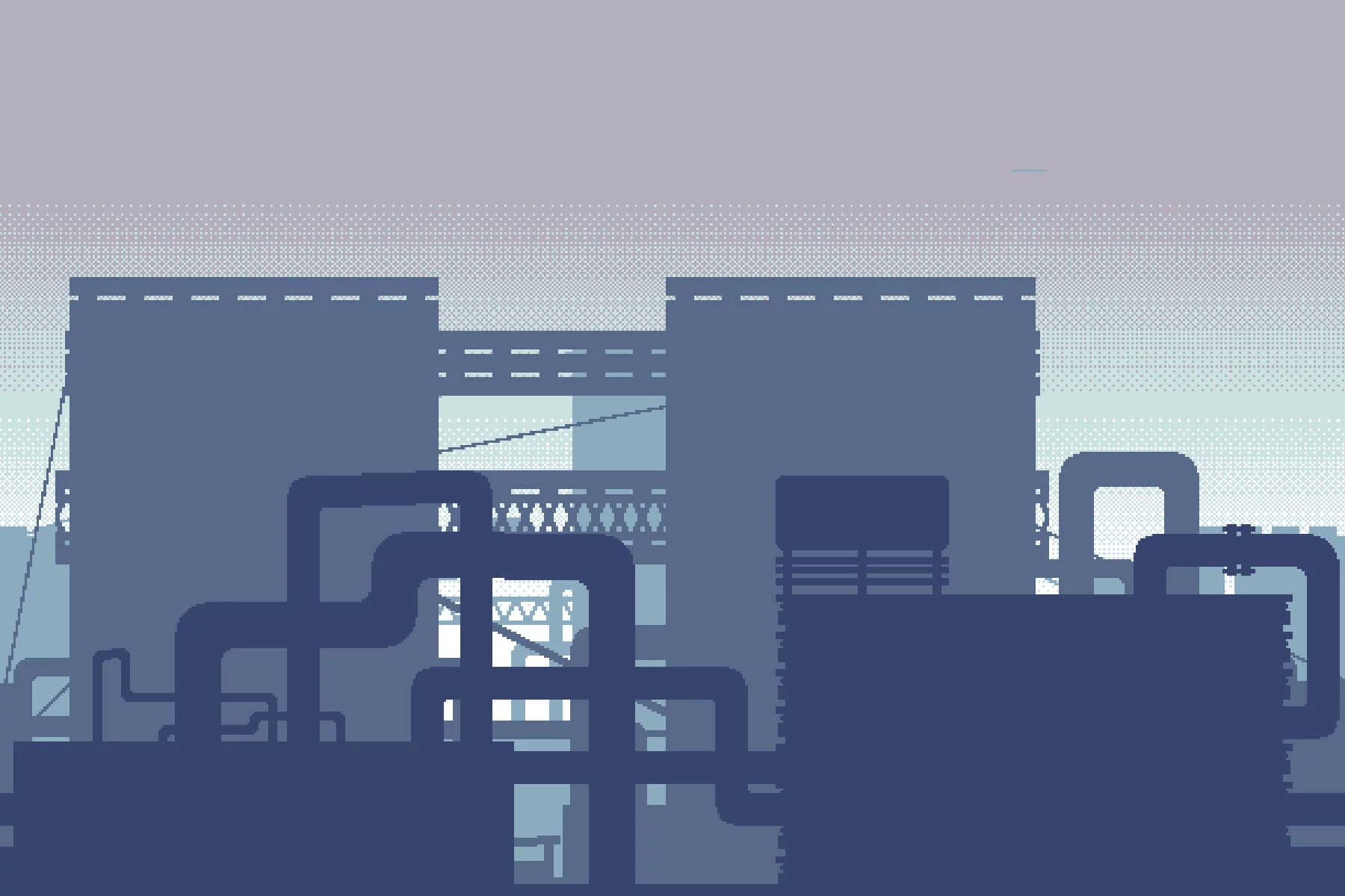 Factory Pixel Art 32×32 Tileset for Cyberpunk