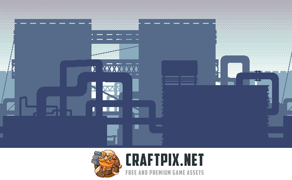 Factory Pixel Art 32×32 Tileset for Cyberpunk