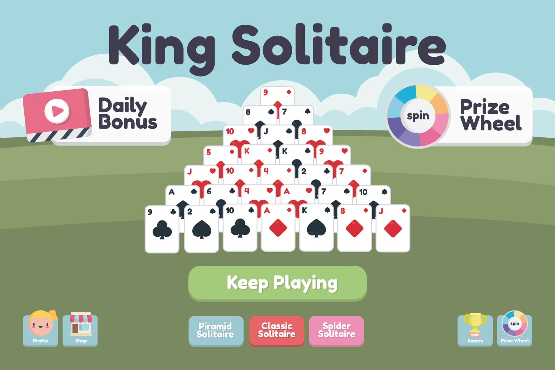 King Solitaire GUI Asset Pack