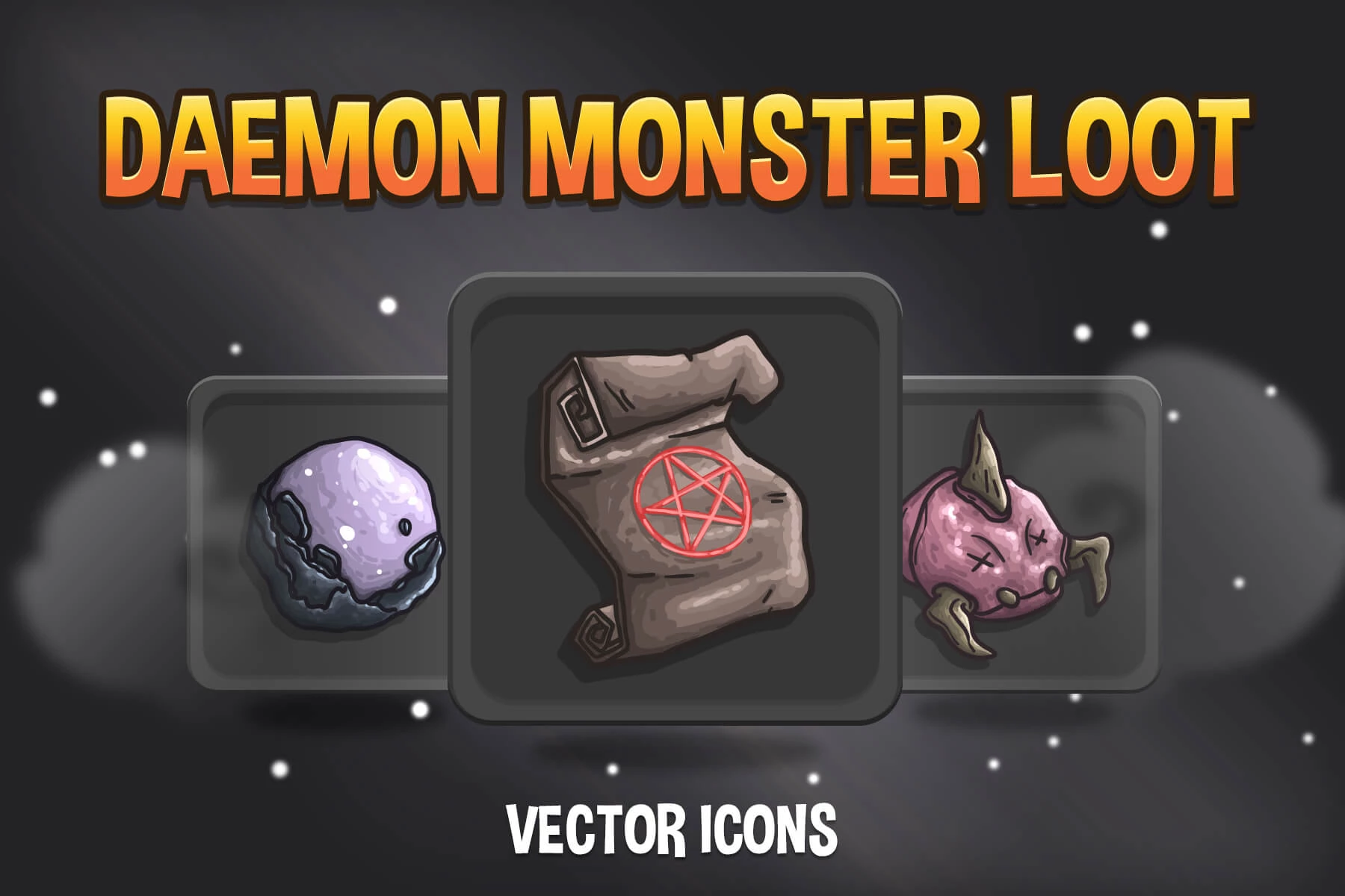 Daemon Monster Loot RPG Icons