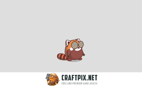 Red Panda Characters Game Sprite Pack