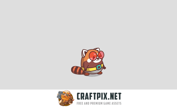 Red Panda Characters Game Sprite Pack