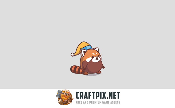 Red Panda Characters Game Sprite Pack