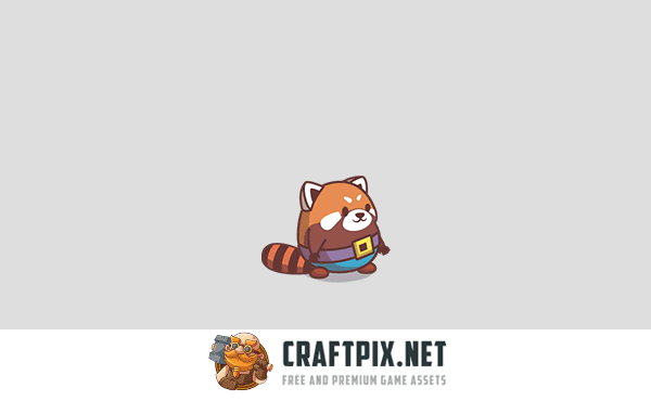 Red Panda Characters Game Sprite Pack