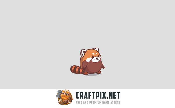 Red Panda Characters Game Sprite Pack