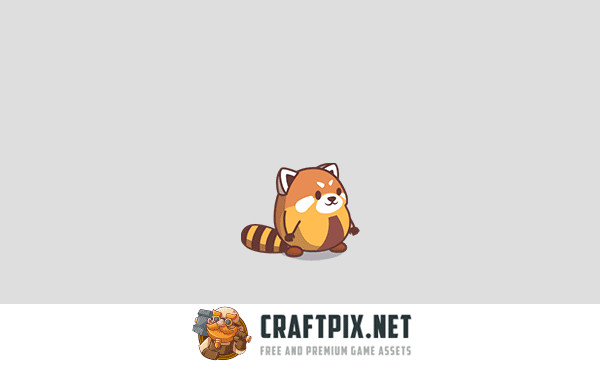 Red Panda Characters Game Sprite Pack