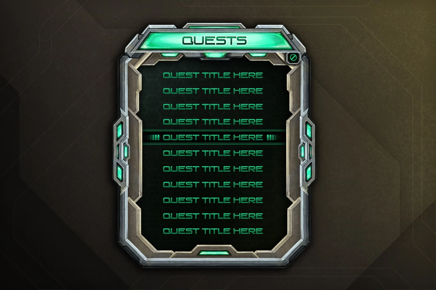 Sci-Fi GUI
