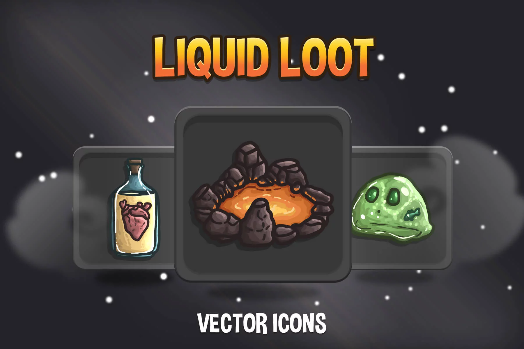 Liquid Loot Vector Game Icons