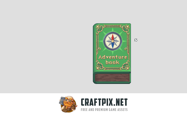 Adventure Fantasy Book Pixel Art