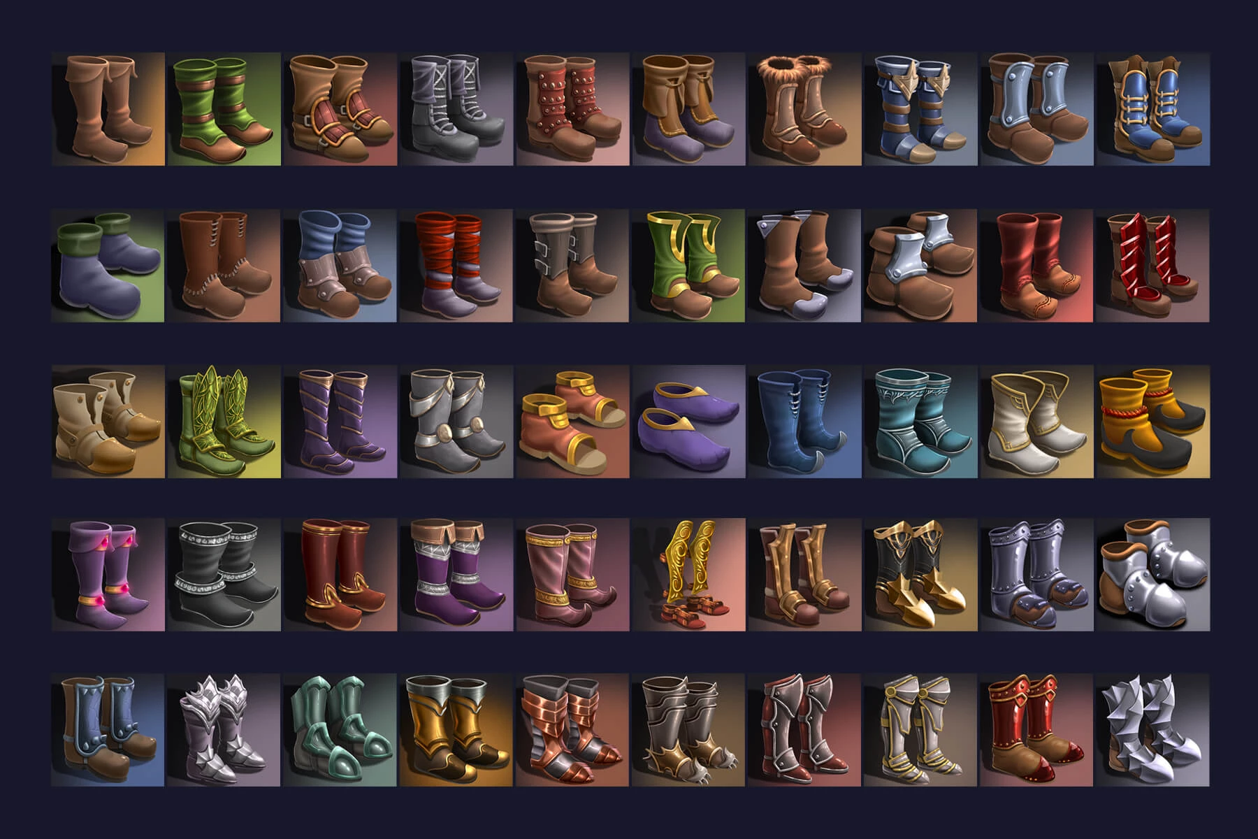 RPG Boot Icons