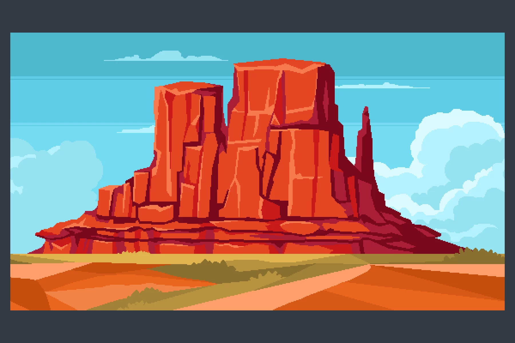 Nature Pixel Backgrounds for Games