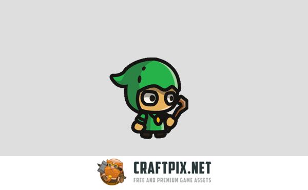 Witcher Tiny Style 2D Character Sprites