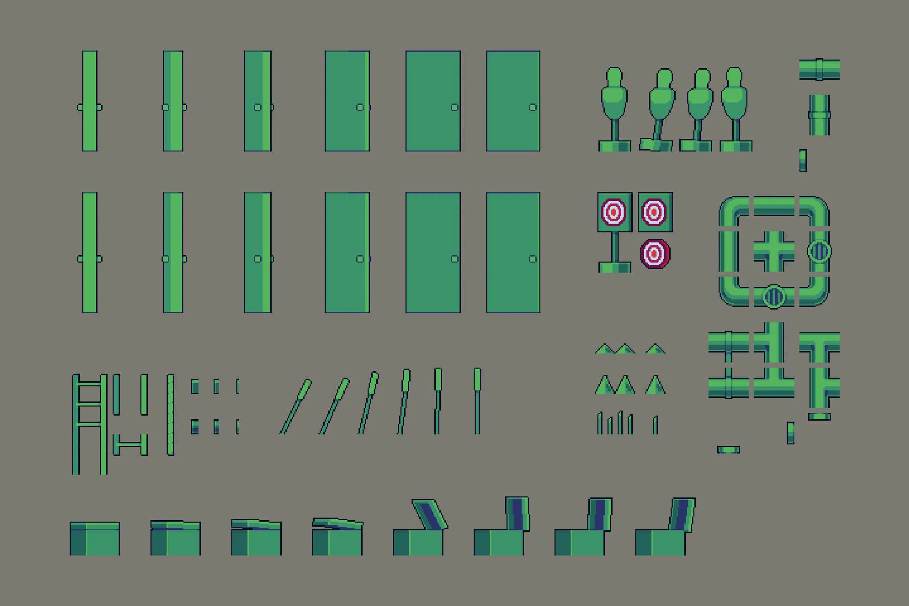 Prototype 2D Platformer 32×32 Pixel Tileset