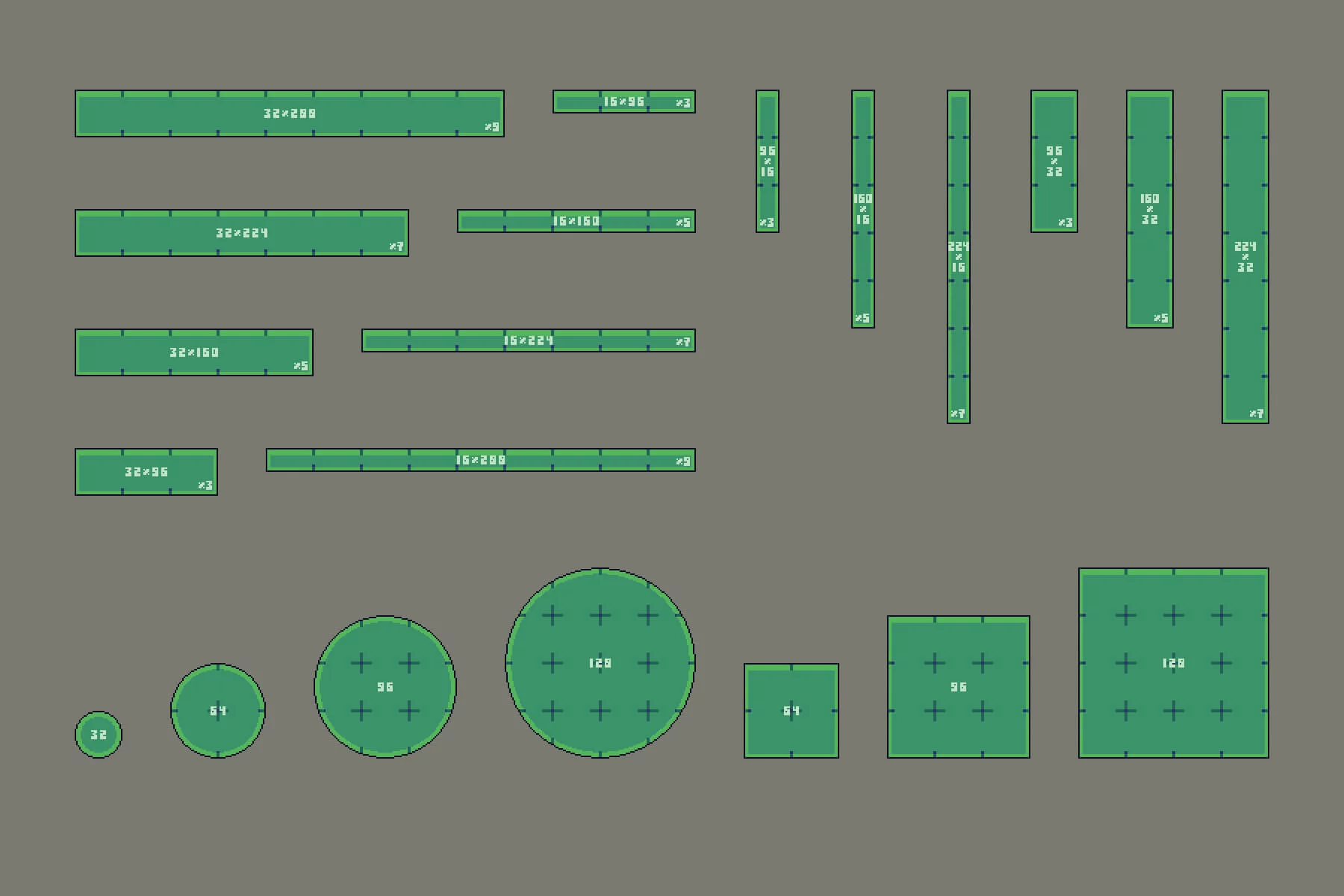 Prototype 2D Platformer 32×32 Pixel Tileset