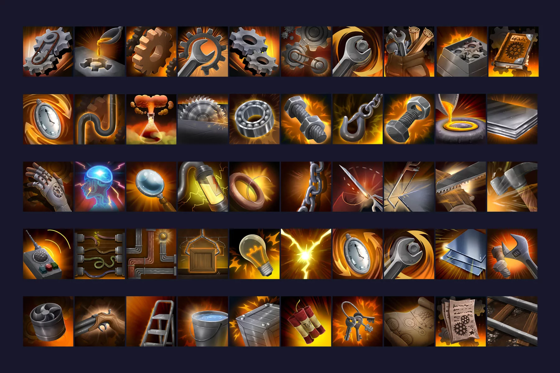 RPG Engineering Skill Icons