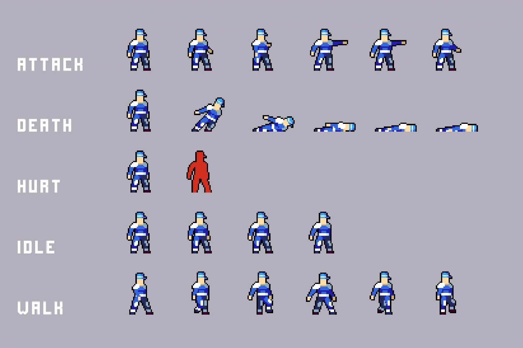 Prison Wardens Pixel Art Character Pack