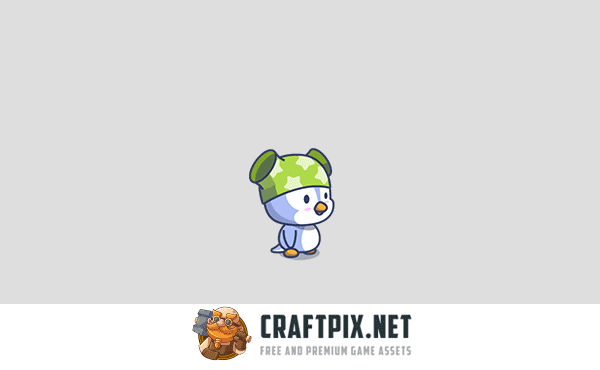 Cartoon Penguins Game Character Sprites Pack