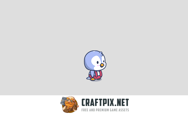 Cartoon Penguins Game Character Sprites Pack