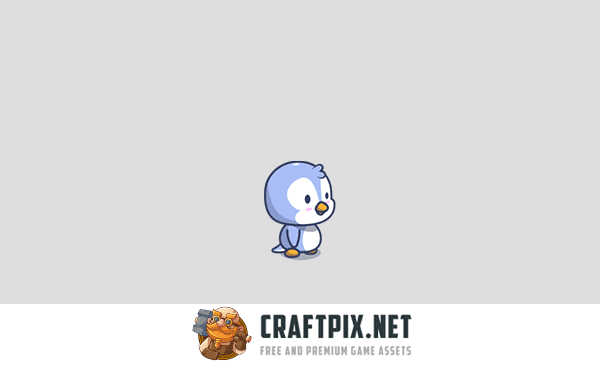 Cartoon Penguins Game Character Sprites Pack