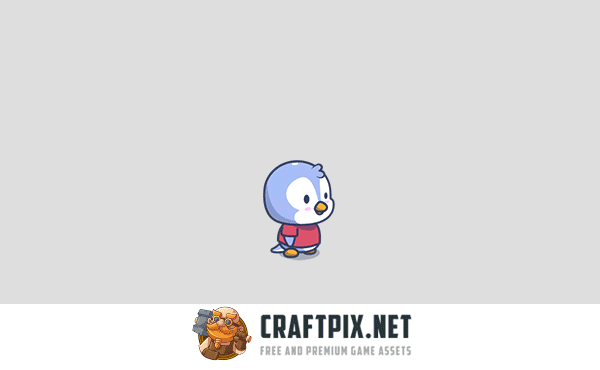 Cartoon Penguins Game Character Sprites Pack