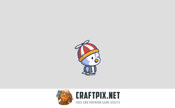 Cartoon Penguins Game Character Sprites Pack