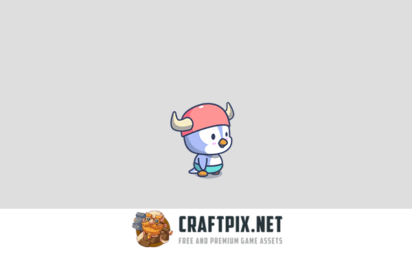 Cartoon Penguins Game Character Sprites Pack