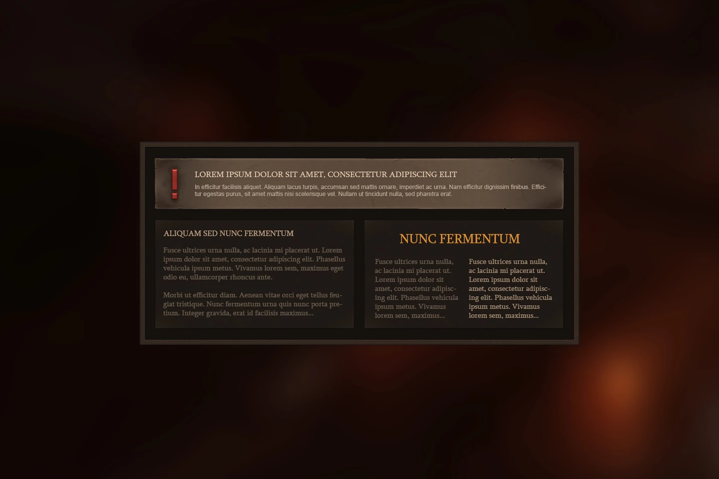 RPG UI Elements