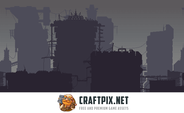 Cyberpunk Market Street Pixel Art