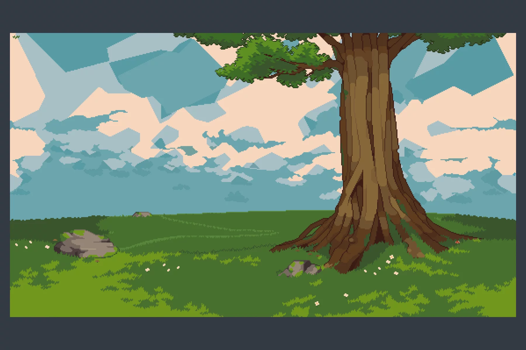 Forest and Trees Pixel Backgrounds