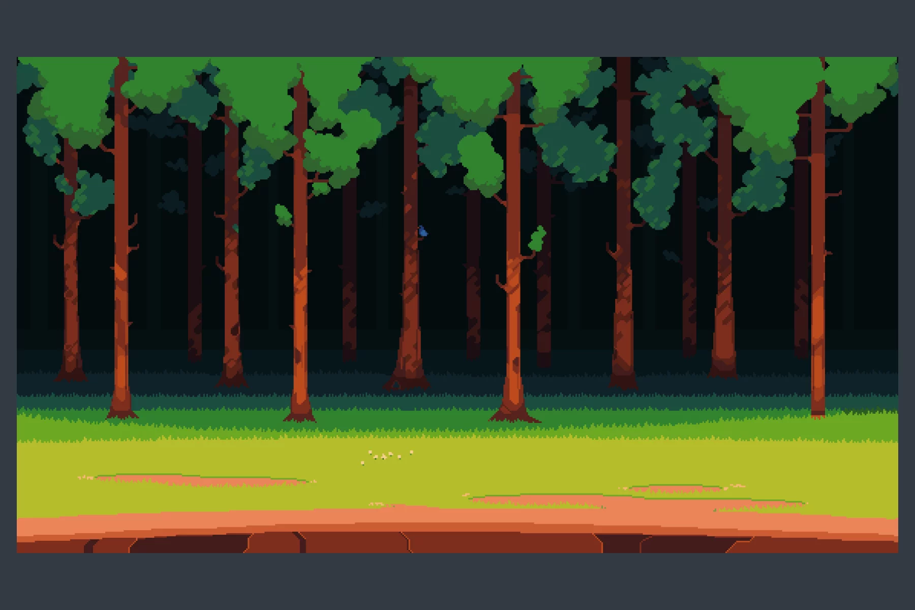 Forest and Trees Pixel Backgrounds