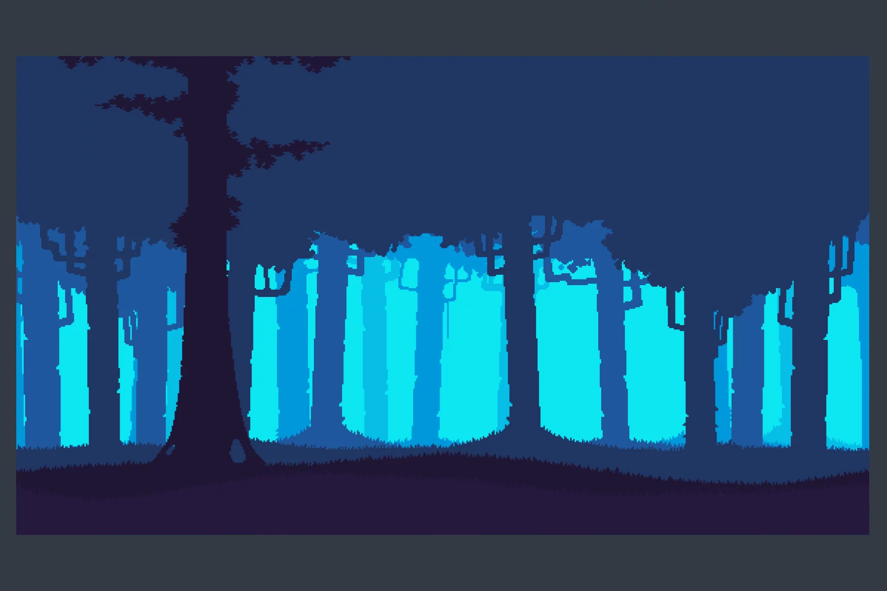 Forest and Trees Pixel Backgrounds