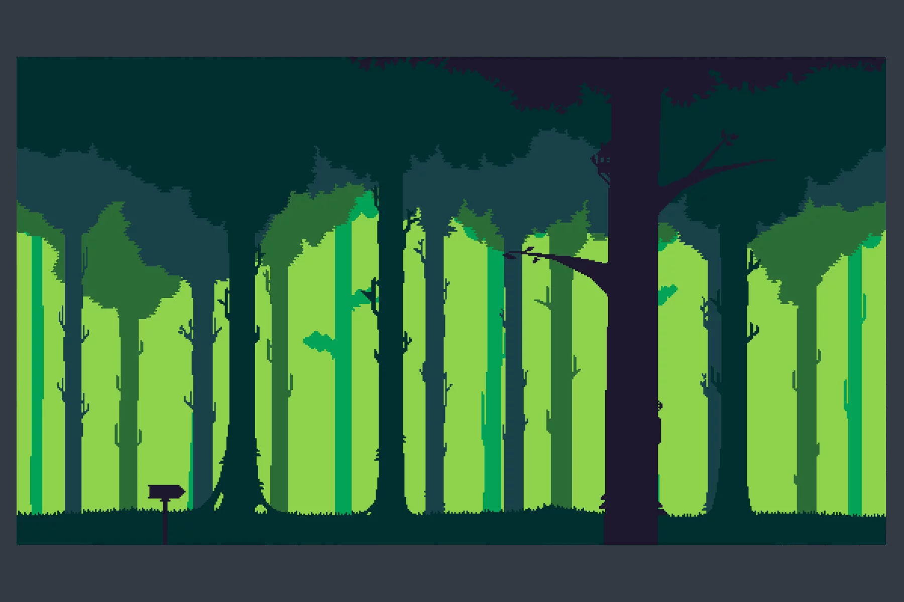 Forest and Trees Pixel Backgrounds