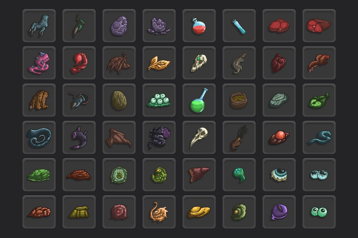 RPG Loot Vector Icons