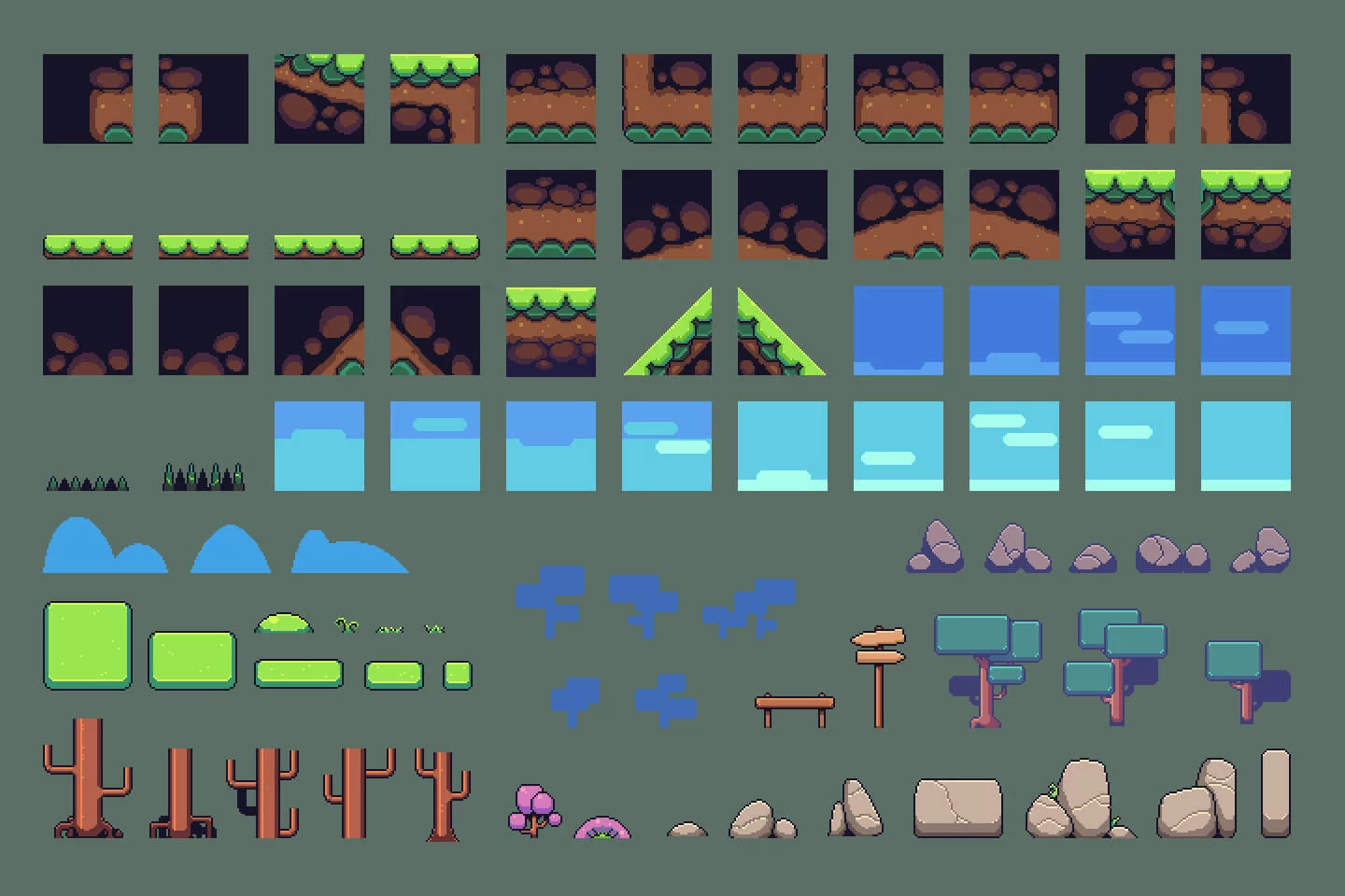 Nature Pixel Art Environment Pack