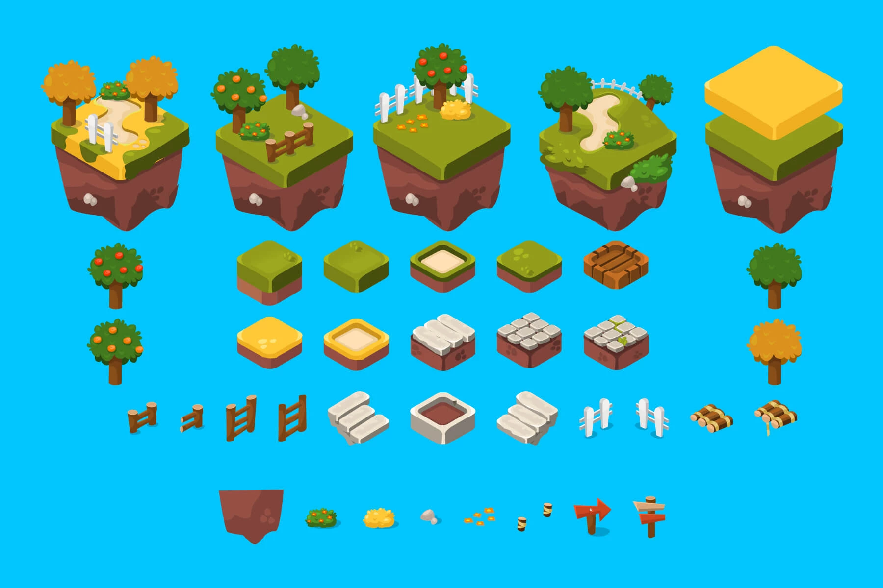 Isometric Field Tileset Assets
