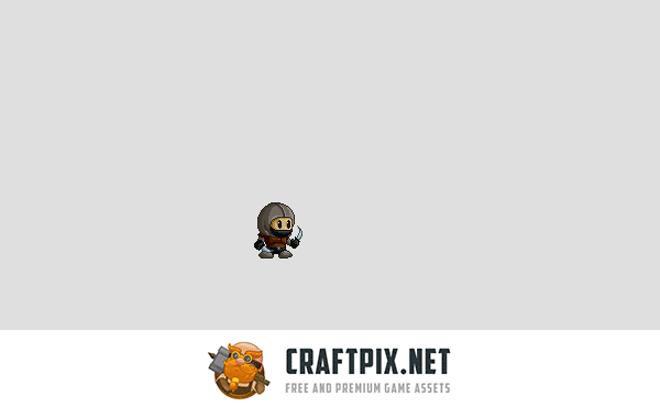 Pixel Art Fantasy Game Main Heroes