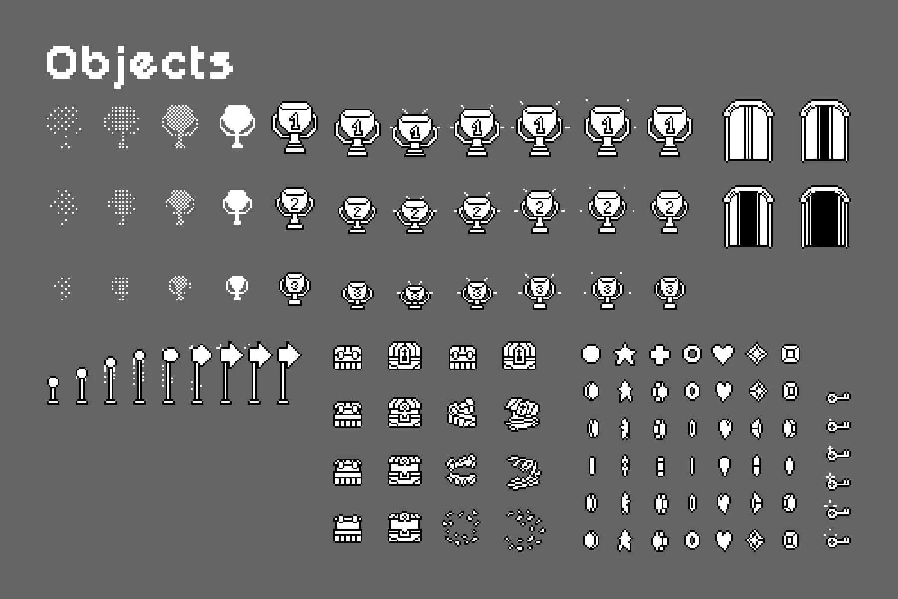 Sci-Fi Platformer 1-Bit Pixel Art Game Kit